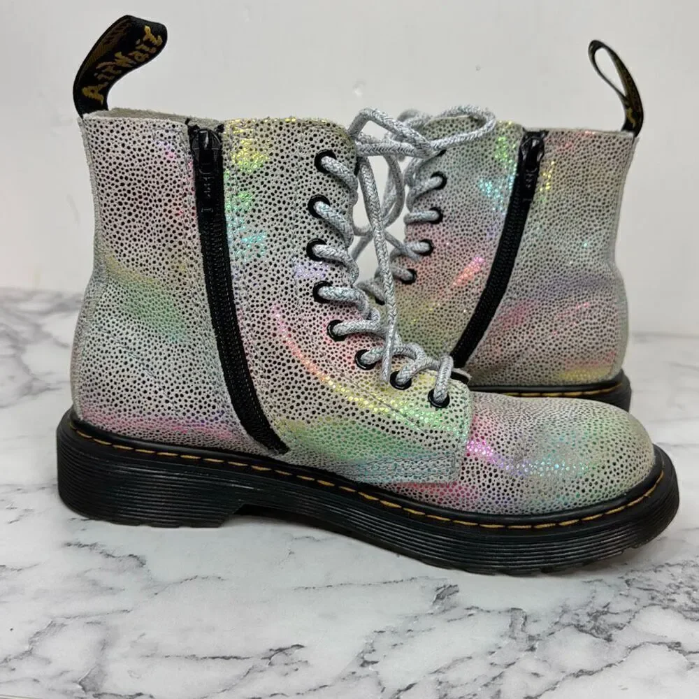 Dr. Martens Pascal Iridescent Lace Up Boots 2